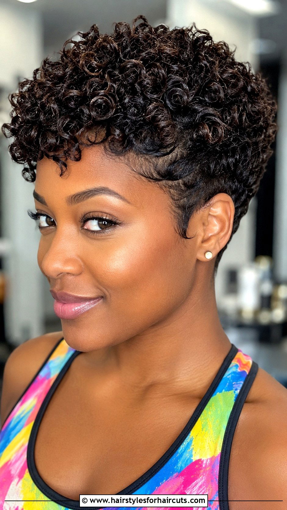 Voluminous Curly Pixie - 25 short hair volume hairstyles - 25 short hair volume hairstyles