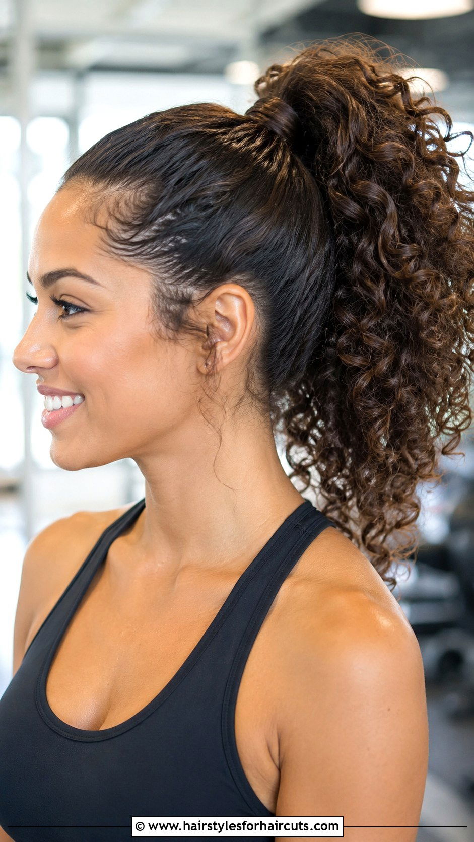 Voluminous Curly Ponytail - 25 cute hairstyles for curly hair white girl - 25 cute hairstyles for curly hair white girl