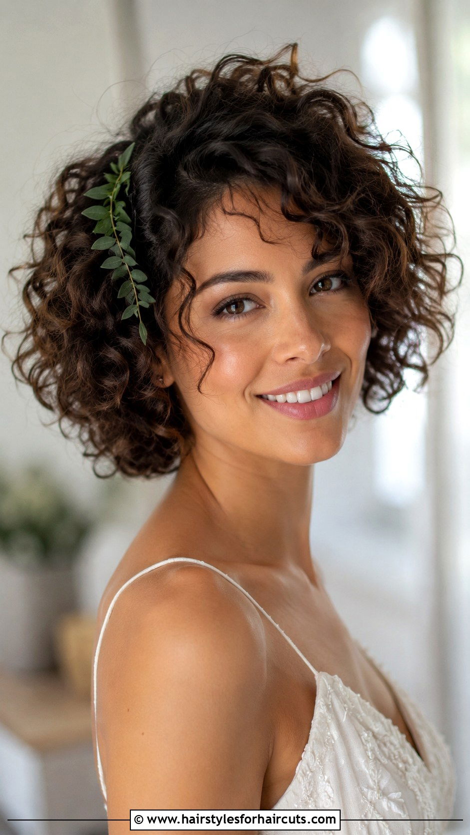 Voluminous Curly Short Hair - 25 wedding hairstyles for short length hair - 25 wedding hairstyles for short length hair