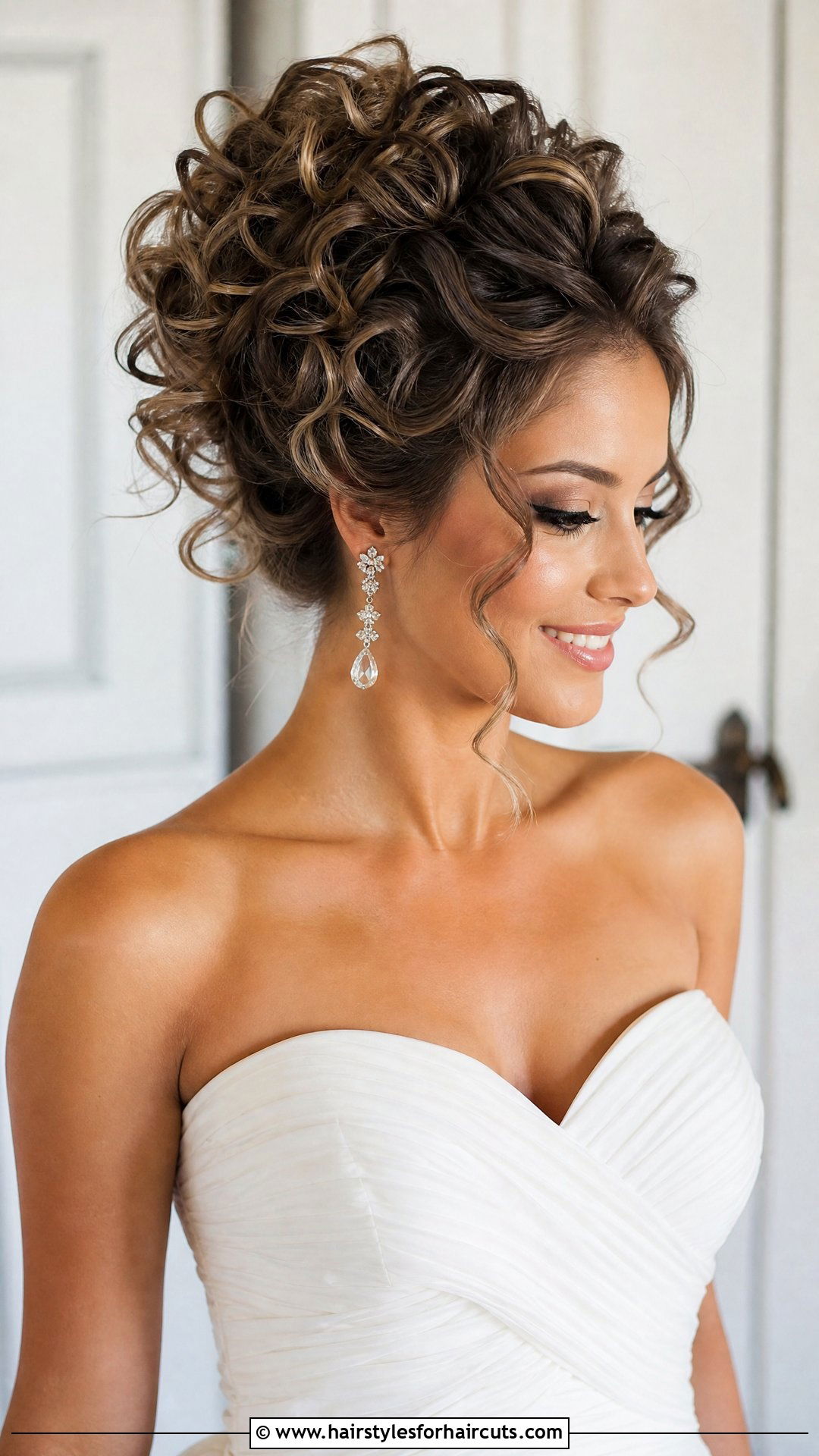 Voluminous Curly Wedding Updo - 25 wedding updo hairstyles - 25 wedding updo hairstyles