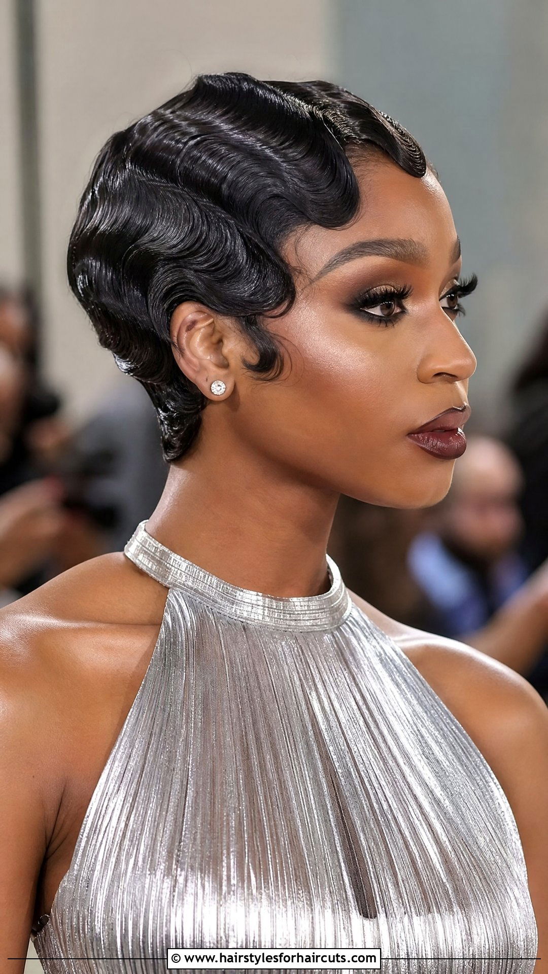 Voluminous Finger Waves Short Hair - 25 formal hairstyles for short hair - 25 formal hairstyles for short hair