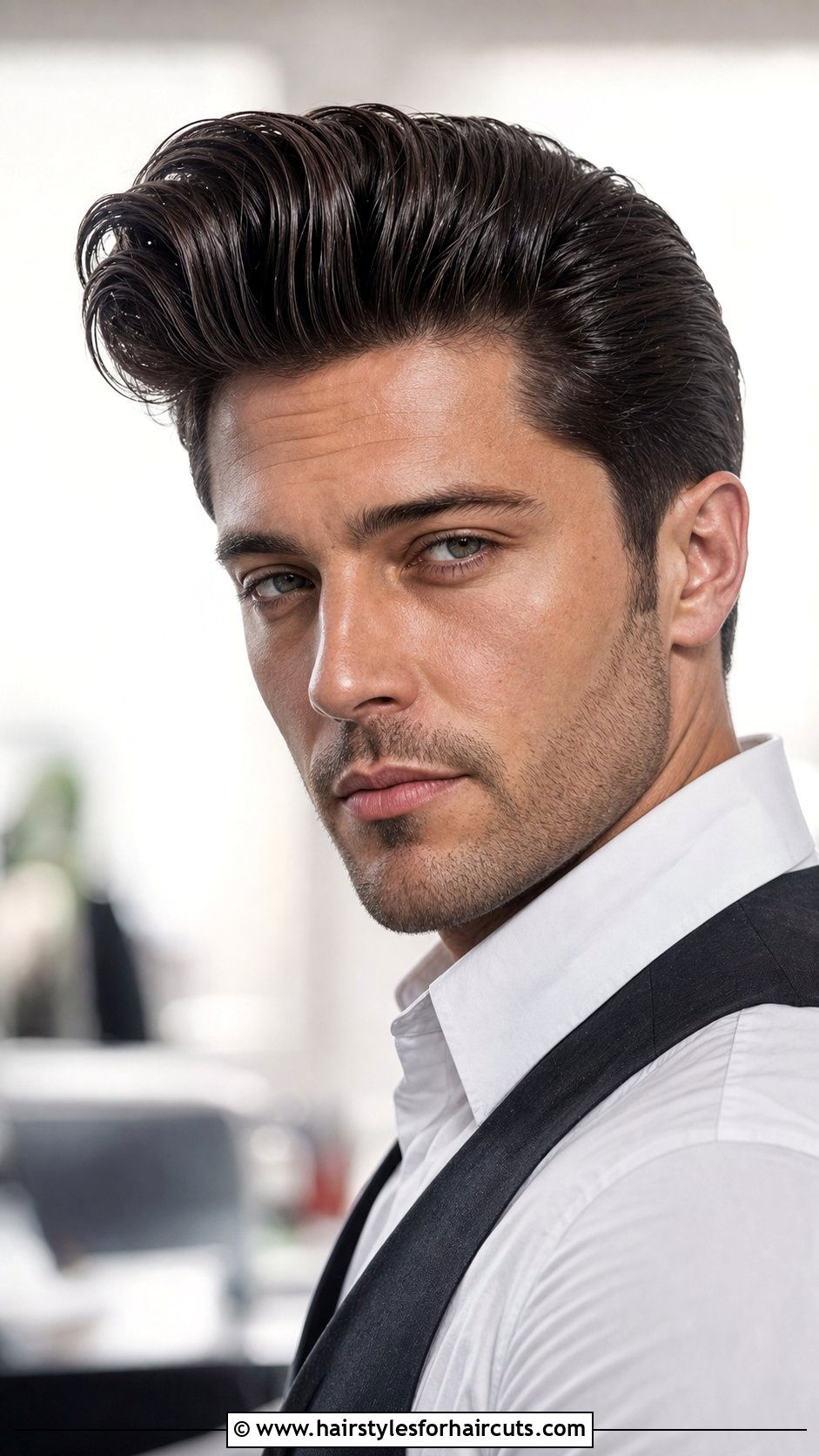 Voluminous Grease Pompadour - 25 long hair grease hairstyles - 25 long hair grease hairstyles