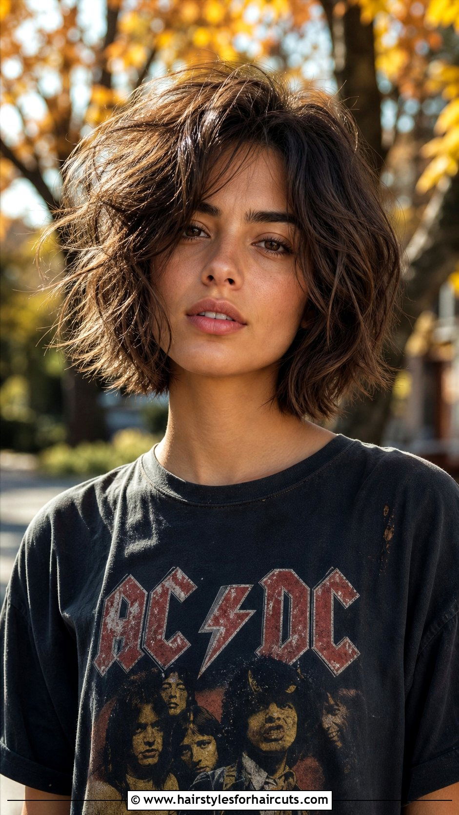 Voluminous Grunge Bob - 25 choppy rocker hairstyles for medium length hair - 25 choppy rocker hairstyles for medium length hair