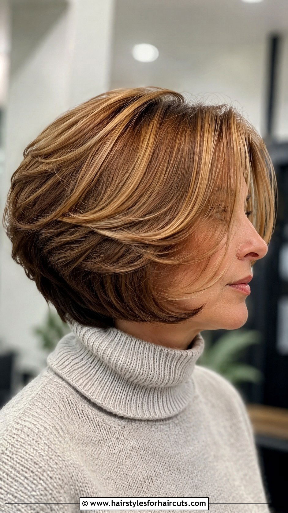 Voluminous Layered Bob - 25 big hairstyles - 25 big hairstyles