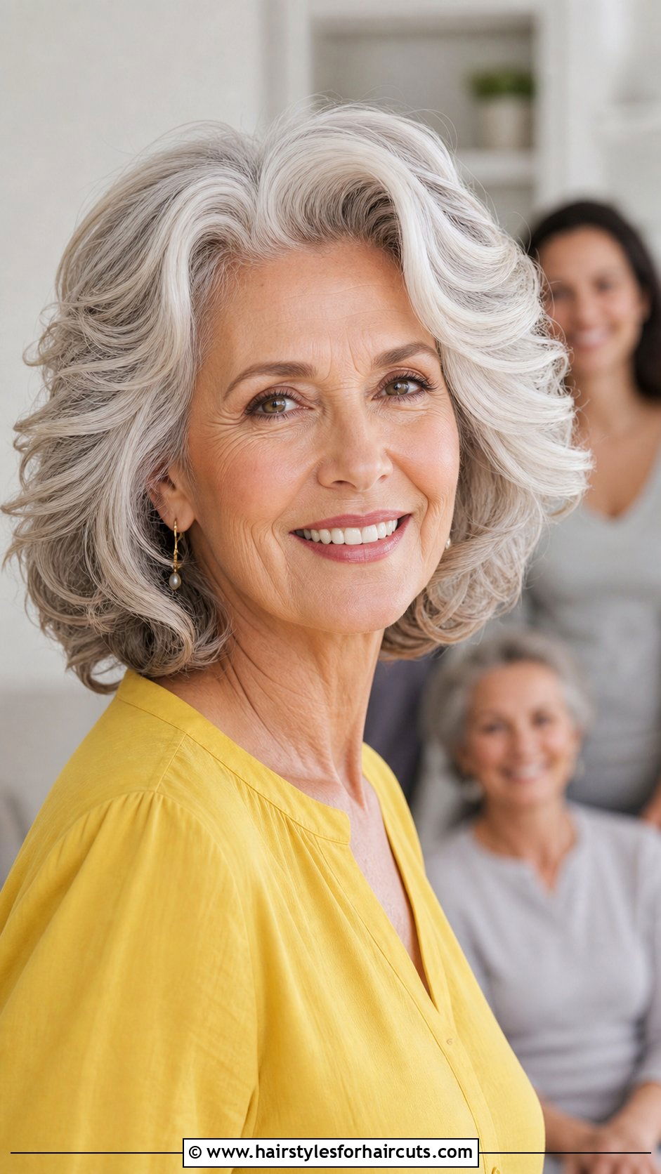 Voluminous Layered Haircut - 25 best haircuts for women over 60 - 25 best haircuts for women over 60