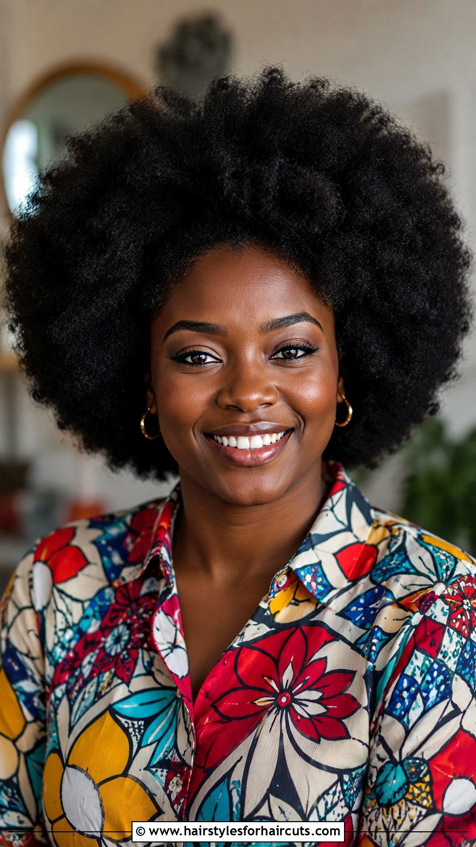 Voluminous Natural Afro - 25 curl hairstyles - 25 curl hairstyles