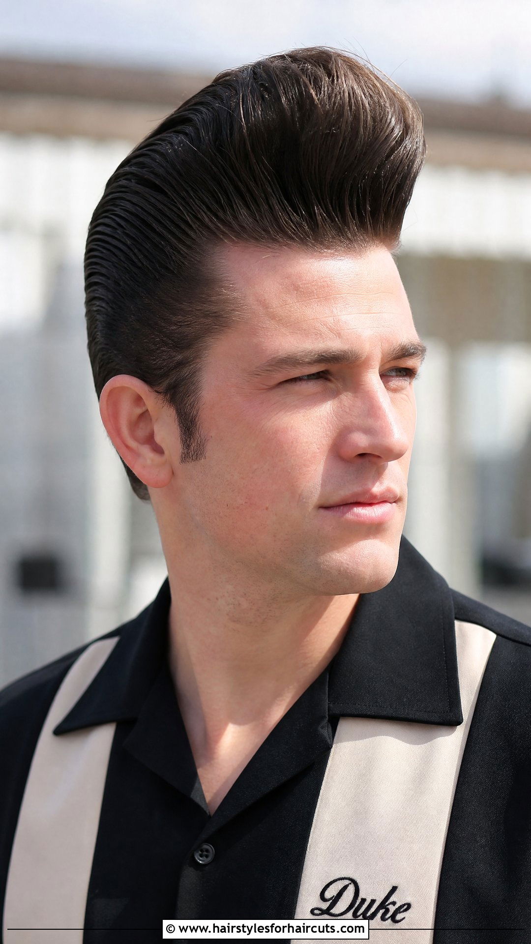 Voluminous Rockabilly Pomp - 25 rock haircuts - 25 rock haircuts