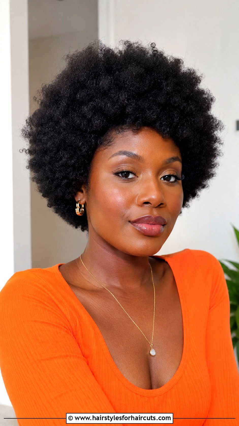 Voluminous Short Afro - 25 baddie hairstyles for short hair - 25 baddie hairstyles for short hair