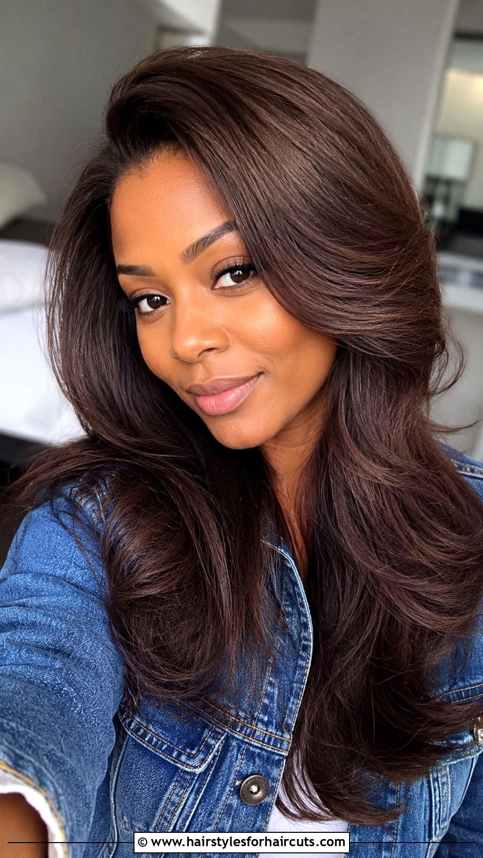Voluminous Silk Press Blowout - 25 medium length hair silk press hairstyles - 25 medium length hair silk press hairstyles