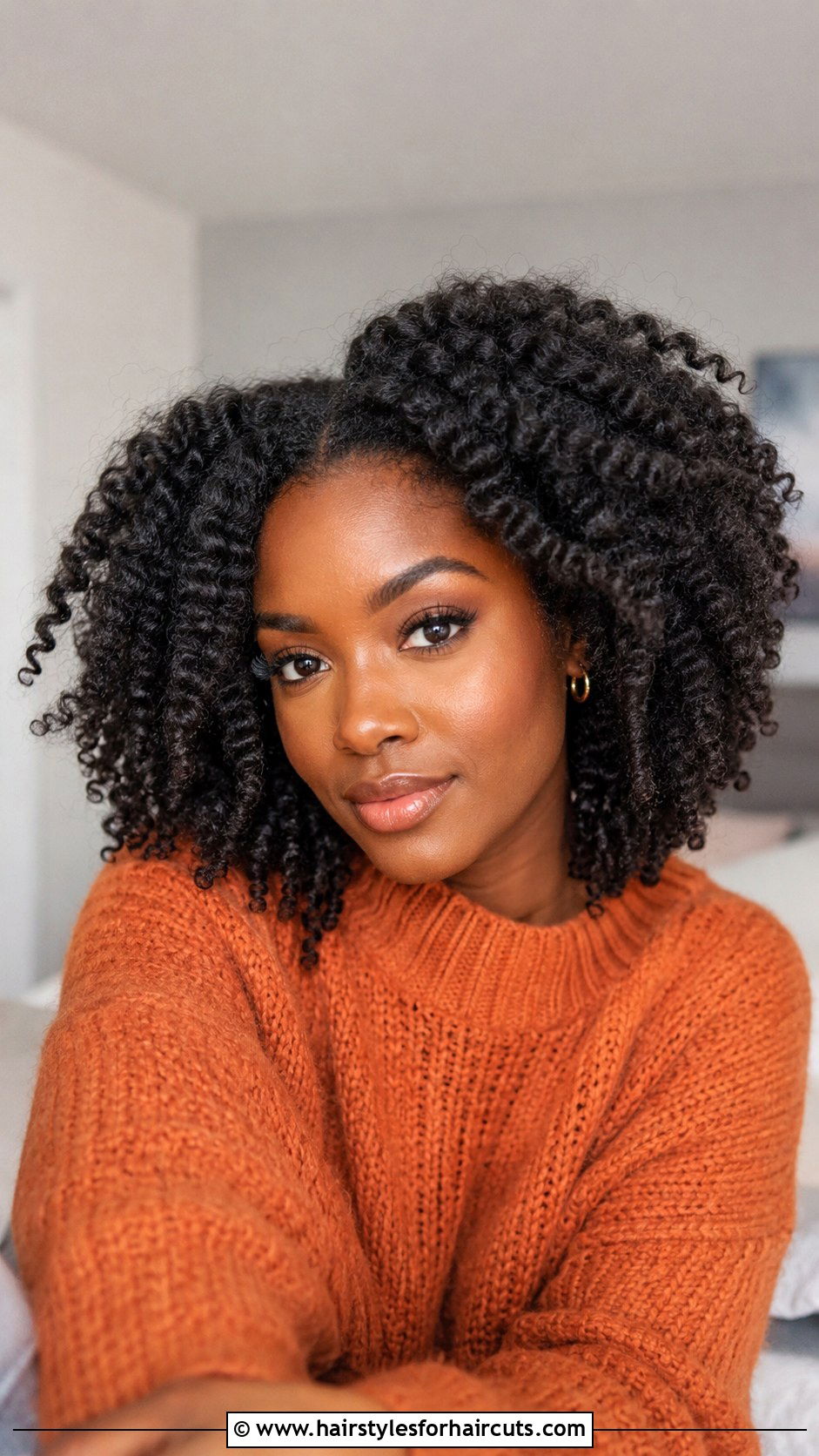 Voluminous Twist Out - 25 black hairstyles for thinning hair on top - 25 black hairstyles for thinning hair on top