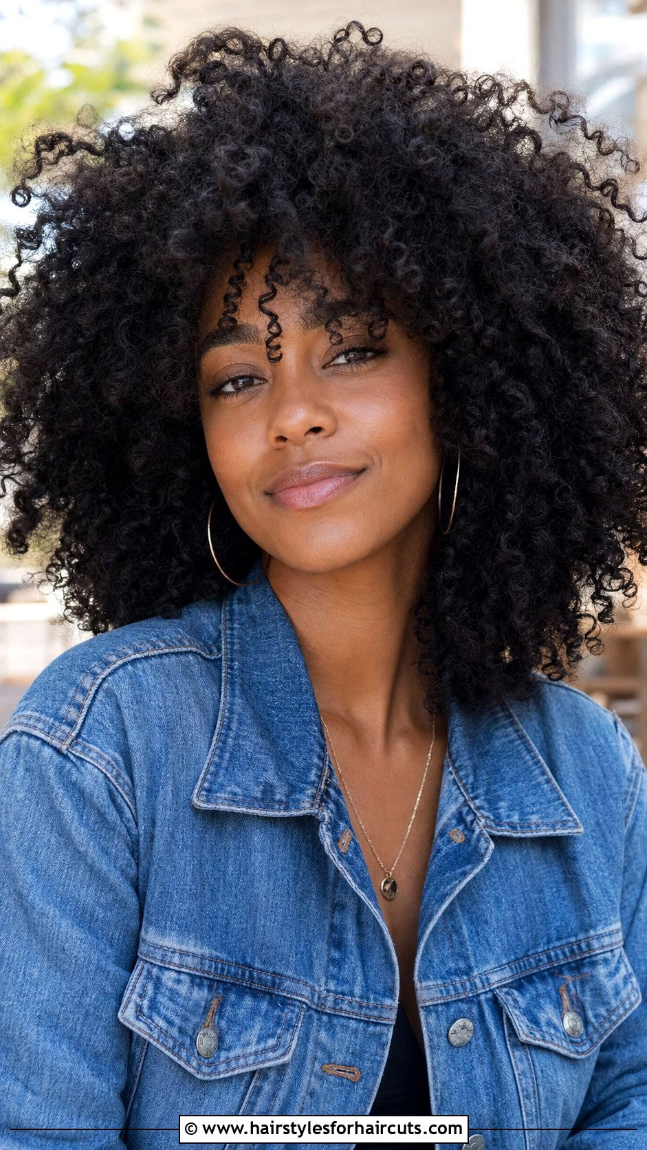 Voluminous Wash And Go - 25 hairstyles for black women with curly hair - 25 hairstyles for black women with curly hair