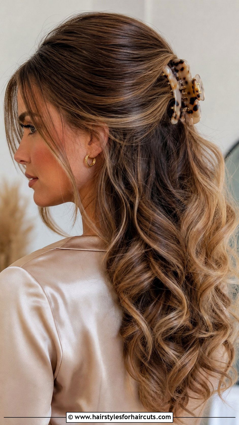 Voluminous Waves Half Up Half Down Hair Clip - 25 hairstyles half up half down hair clip - 25 hairstyles half up half down hair clip