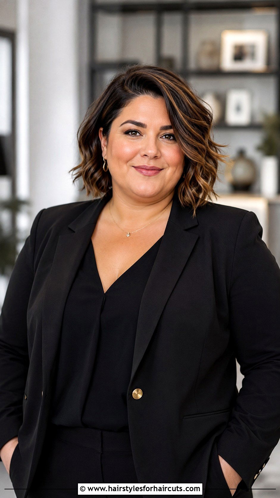 Voluminous Wavy Bob - 25 haircuts plus - 25 haircuts plus