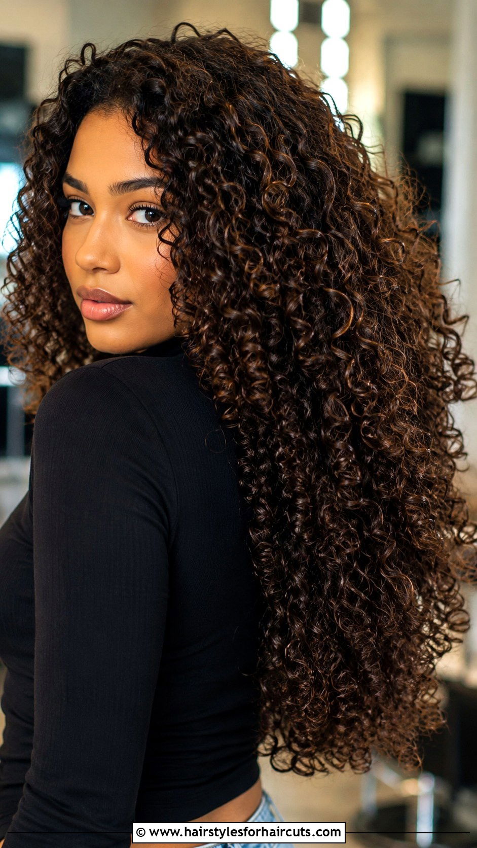 Waist Length Curls - 25 extension hairstyles - 25 extension hairstyles
