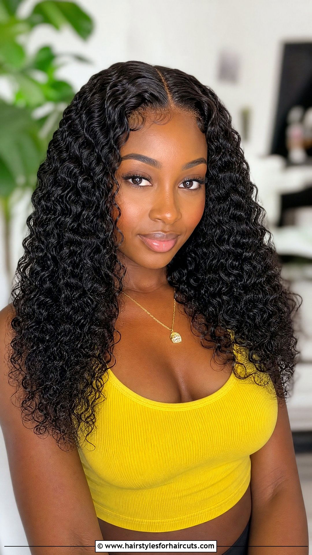 Water Wave Crochet Hair - 25 crochet hairstyles for round faces - 25 crochet hairstyles for round faces