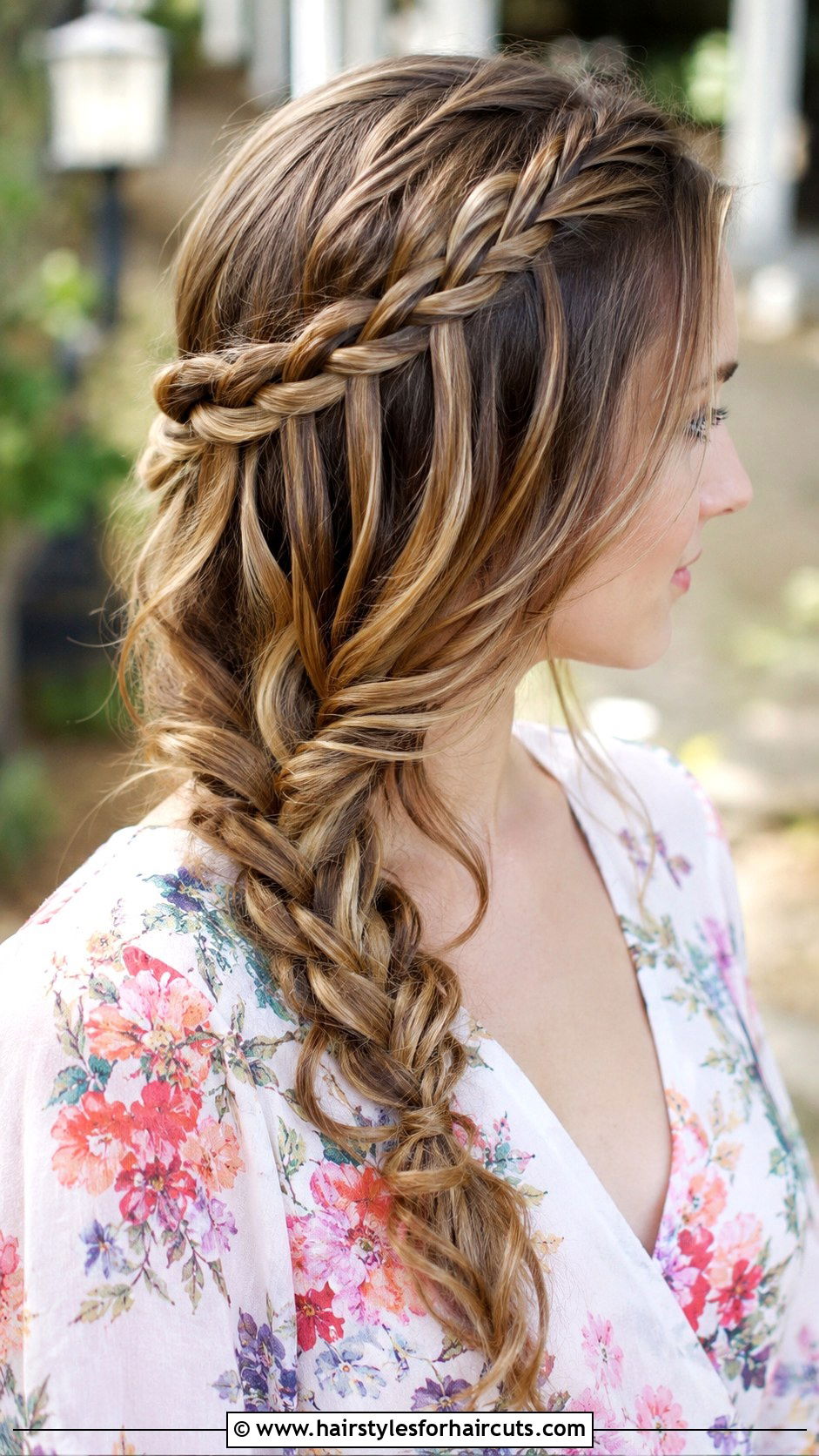 Waterfall Braid - 25 simple hairstyles for ladies - 25 simple hairstyles for ladies