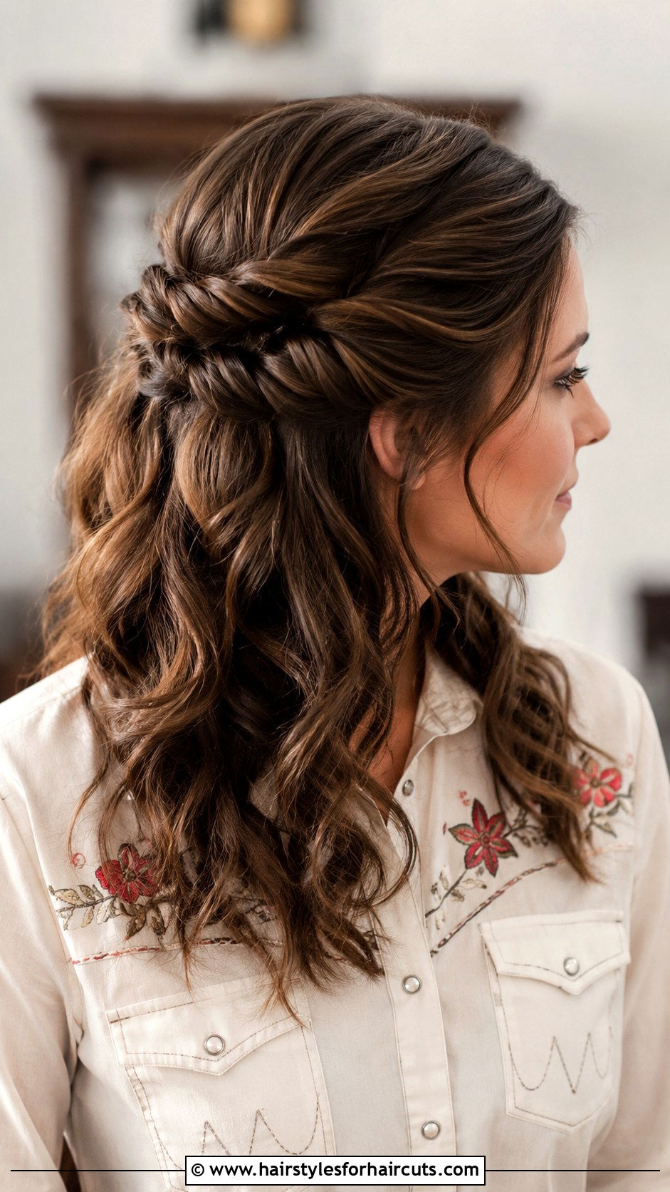 Waterfall Braid - 25 country concert hairstyles - 25 country concert hairstyles