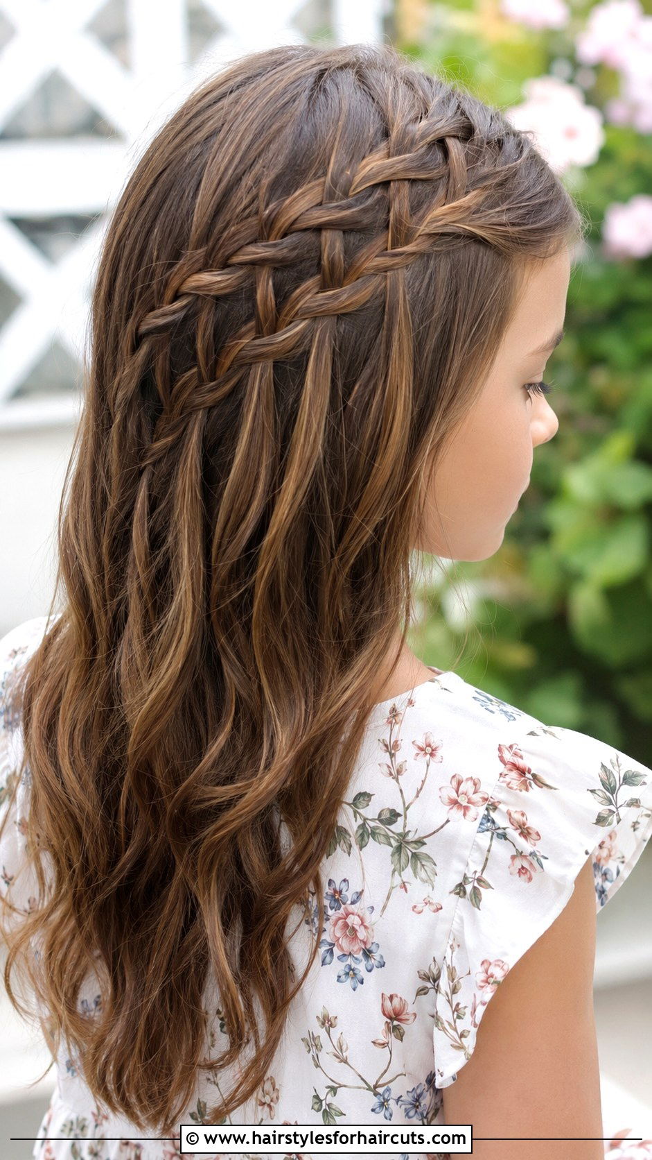 Waterfall Braid - 25 girls braided hairstyles - 25 girls braided hairstyles