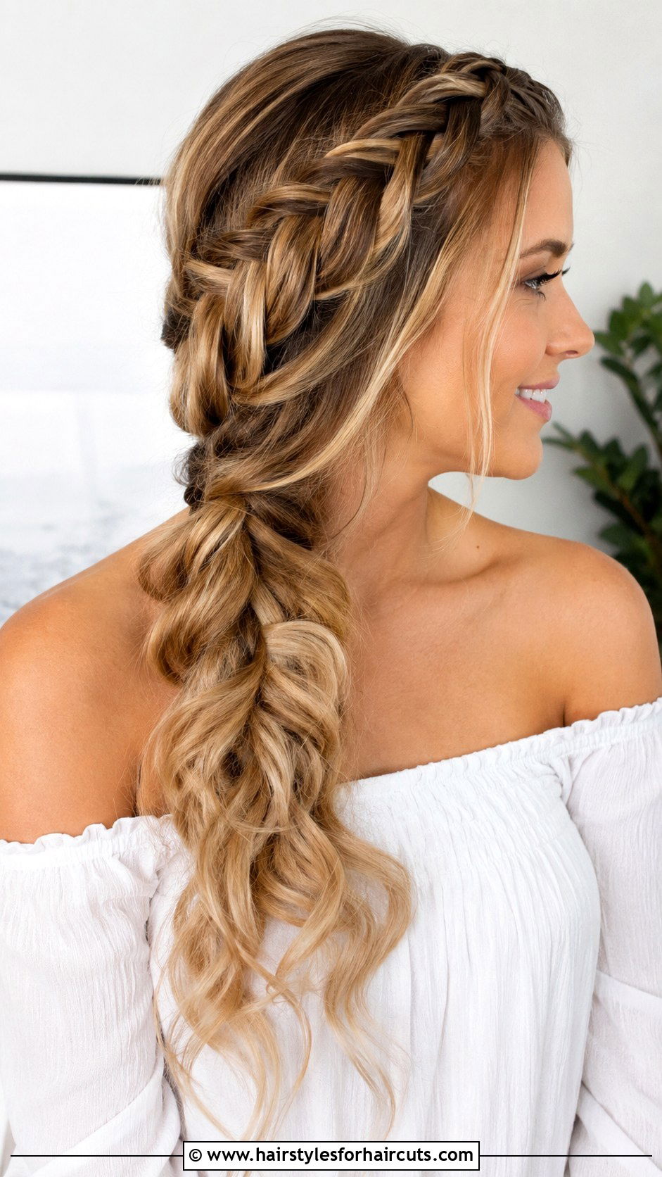 Waterfall Braid - 25 beachy hairstyles - 25 beachy hairstyles