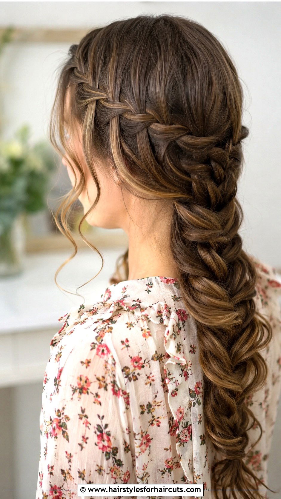 Waterfall Braid - 25 hairstyles for braided hair - 25 hairstyles for braided hair