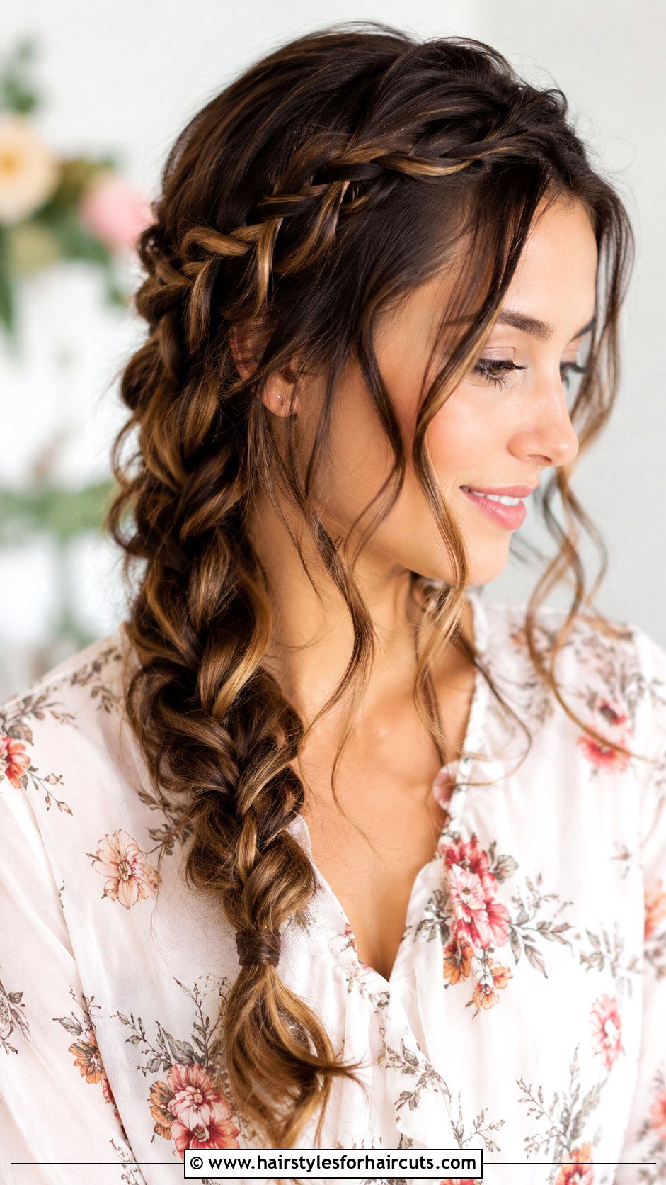Waterfall Braid - 25 braid hairstyles hair down - 25 braid hairstyles hair down
