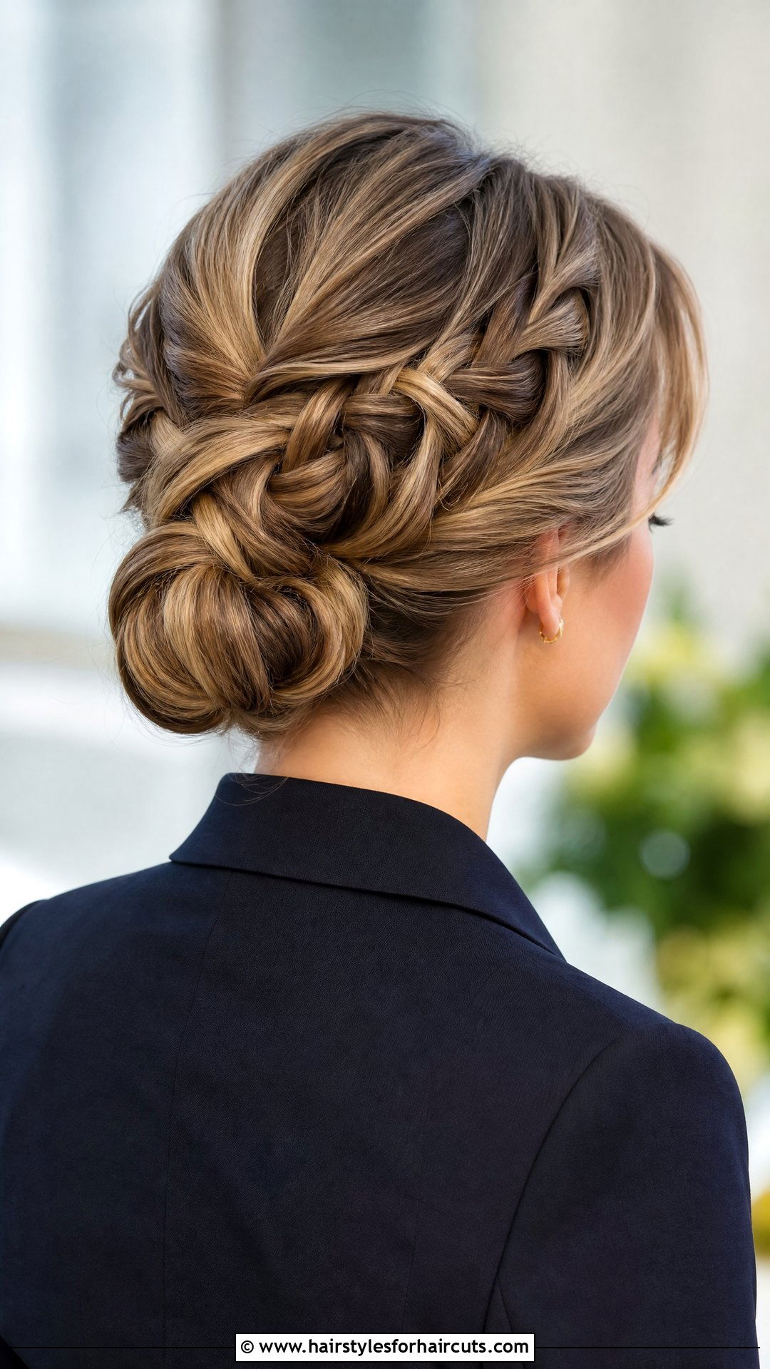 Waterfall Braid Chignon - 25 water fall hairstyles - 25 water fall hairstyles