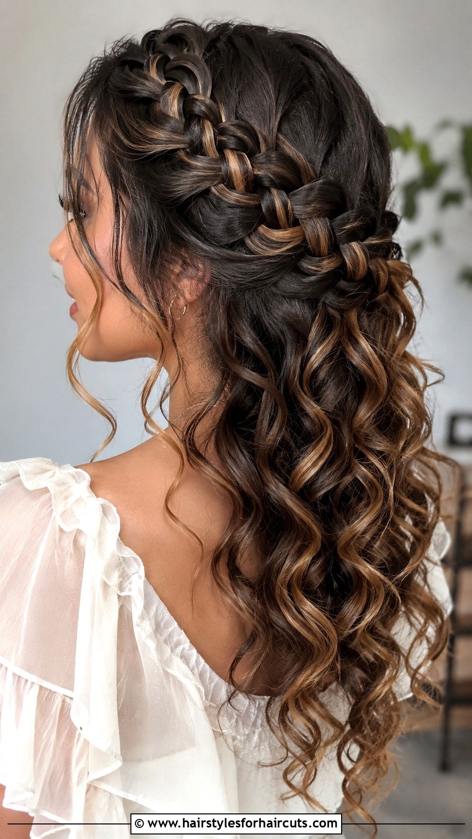Waterfall Braid For Curled Hair - 25 hairstyles to do with curled hair - 25 hairstyles to do with curled hair