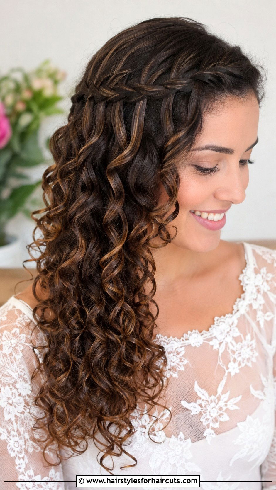 Waterfall Braid For Curly Hair - 25 easy braid hairstyles for curly hair - 25 easy braid hairstyles for curly hair