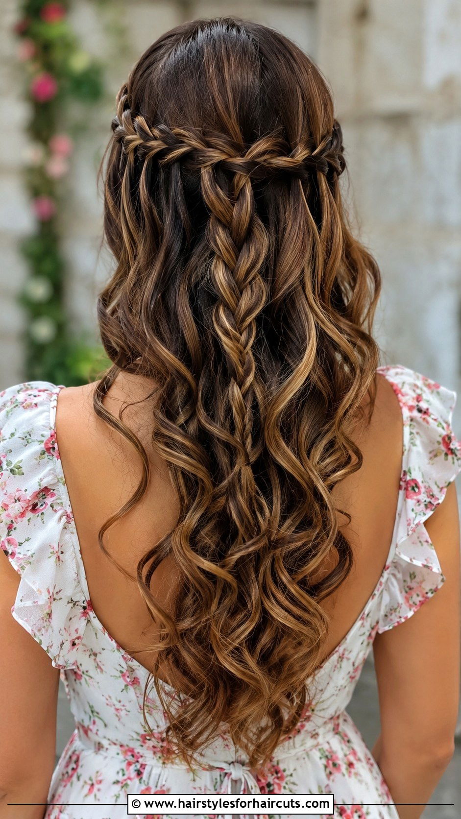 Waterfall Braid Long Hair - 25 easter hairstyles for long hair - 25 easter hairstyles for long hair