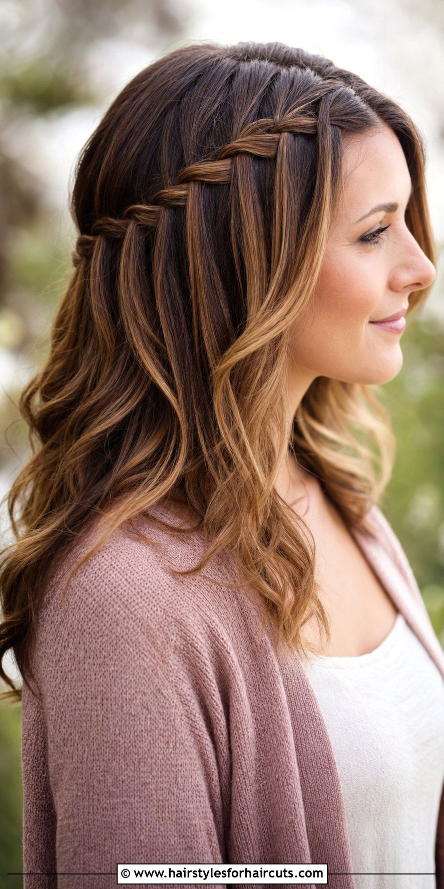 Waterfall Braid Medium Hair - 25 braided hairstyles medium length hair - 25 braided hairstyles medium length hair