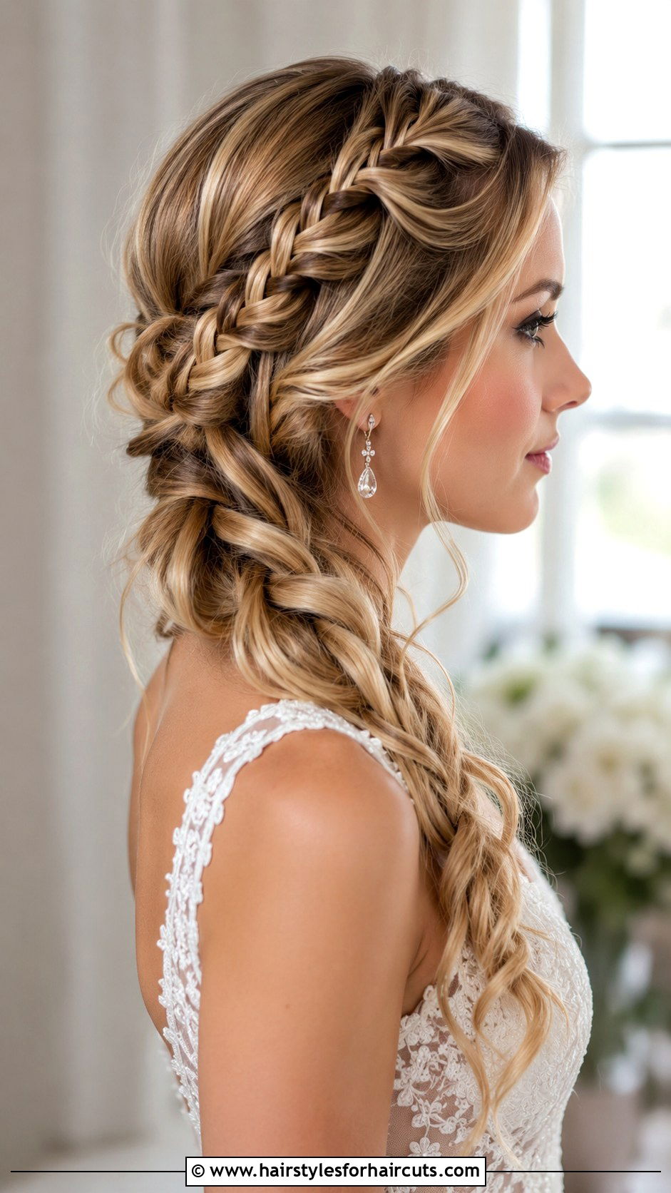 Waterfall Braid Pigtail - 25 long hair pigtail hairstyles - 25 long hair pigtail hairstyles