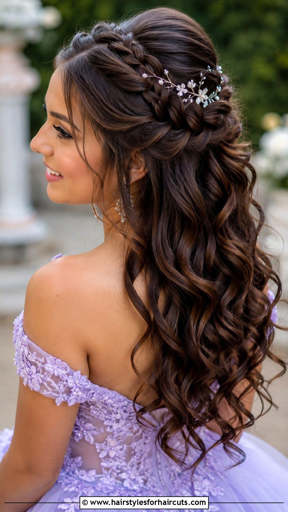 Waterfall Braid Prom Hairstyle - 25 hairstyles for prom - 25 hairstyles for prom