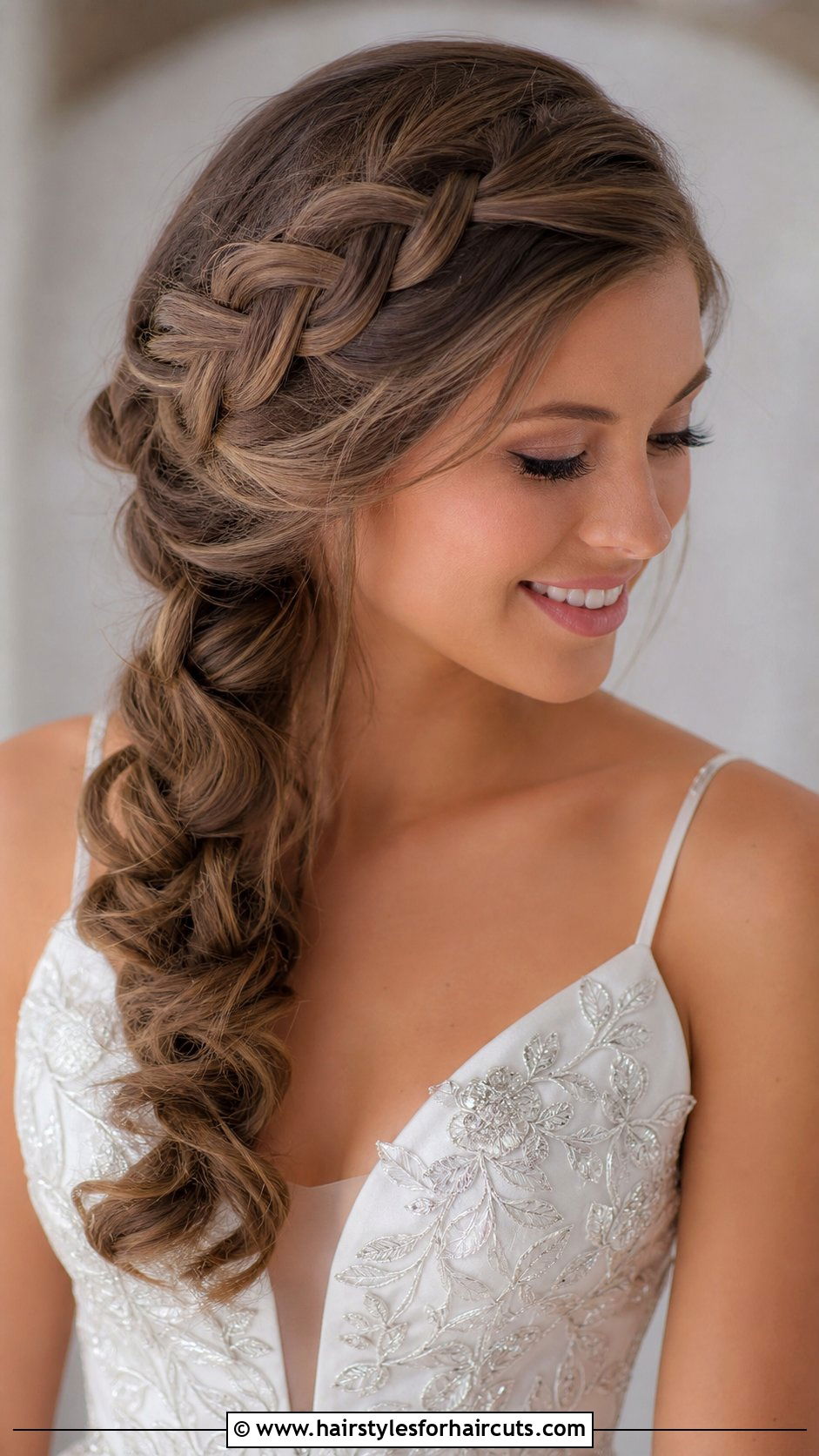 Waterfall Braid Side Hair Prom - 25 long hair side hairstyles for prom - 25 long hair side hairstyles for prom