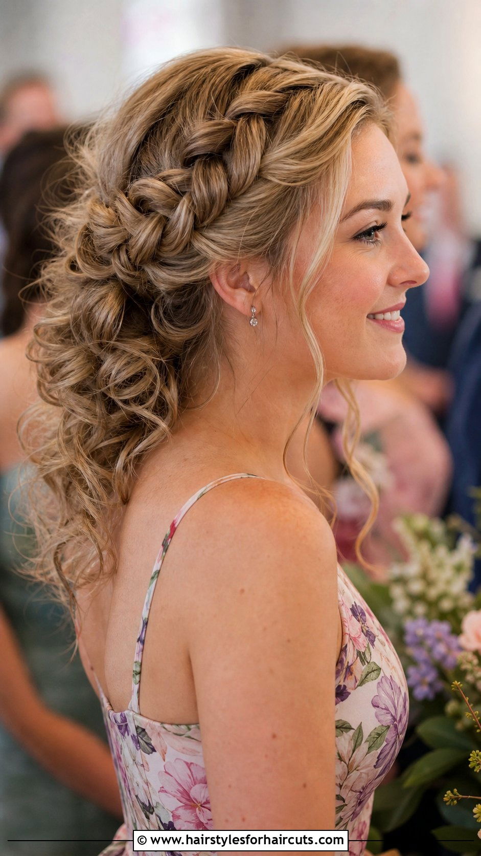 Waterfall Braid Updo For Bridesmaid - 25 bridesmaid updo hairstyles for long hair - 25 bridesmaid updo hairstyles for long hair