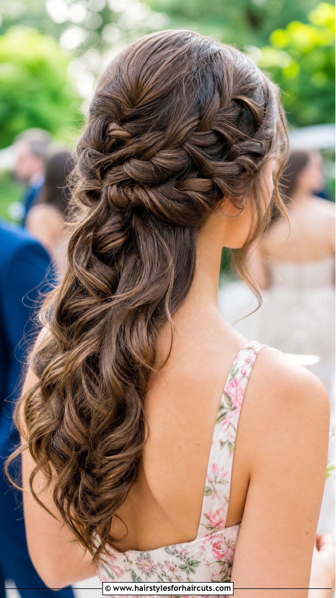 Waterfall Braid Wedding Guest Hair - 25 easy wedding guest hairstyles for long hair - 25 easy wedding guest hairstyles for long hair