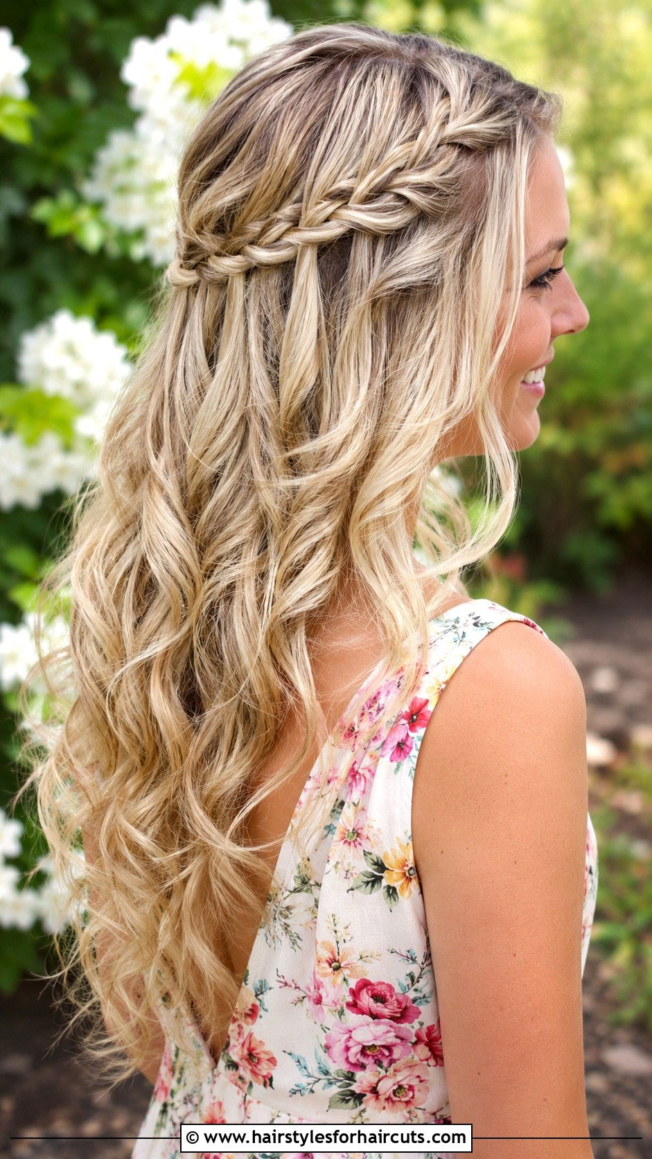 Waterfall Braid Wedding Hair - 25 easy wedding hairstyles long hair - 25 easy wedding hairstyles long hair