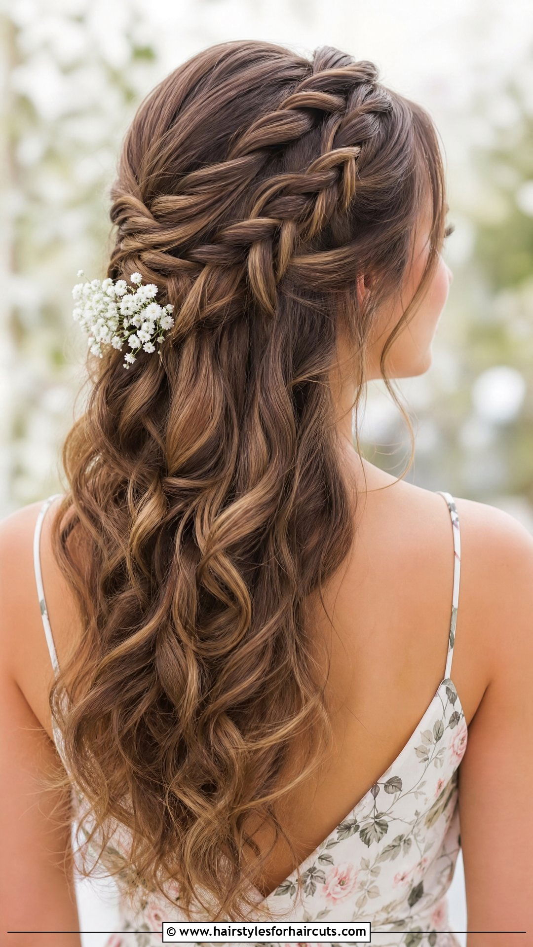 Waterfall Braid Wedding Hairstyle - 25 simple wedding hairstyles - 25 simple wedding hairstyles