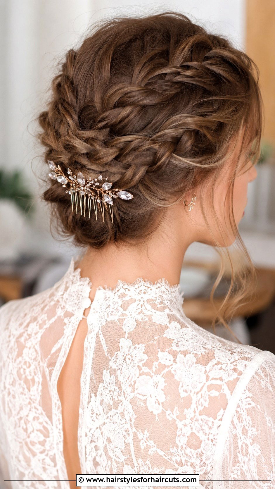 Waterfall Braid With Comb - 25 comb in hairstyles - 25 comb in hairstyles