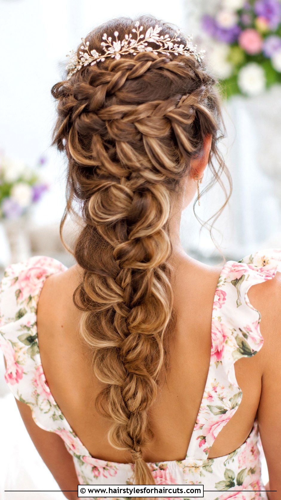 Waterfall Braid With Crown - 25 hairstyles with crown - 25 hairstyles with crown