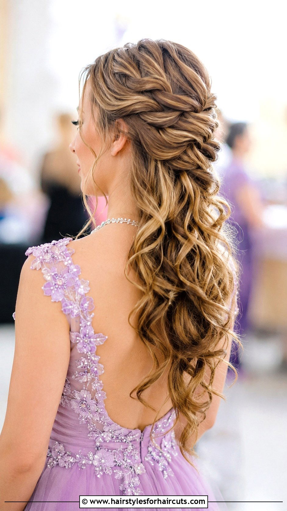 Waterfall Braid With Loose Waves - 25 dance hairstyles - 25 dance hairstyles