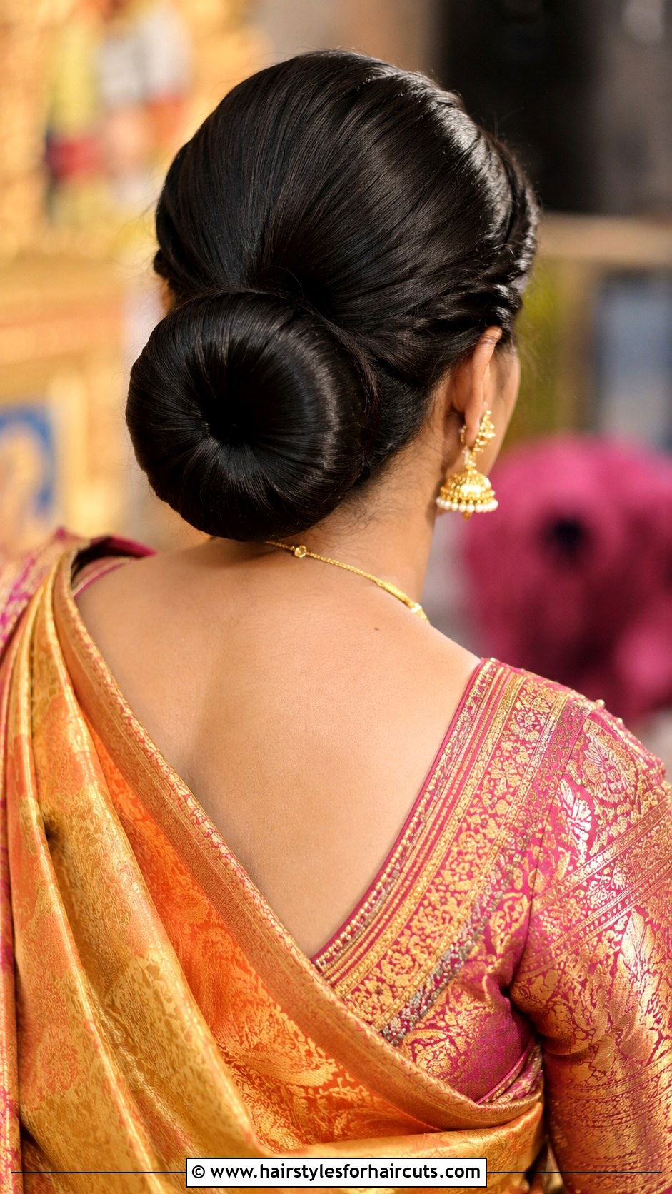 Waterfall Braid With Saree - 25 hairstyles with saree - 25 hairstyles with saree