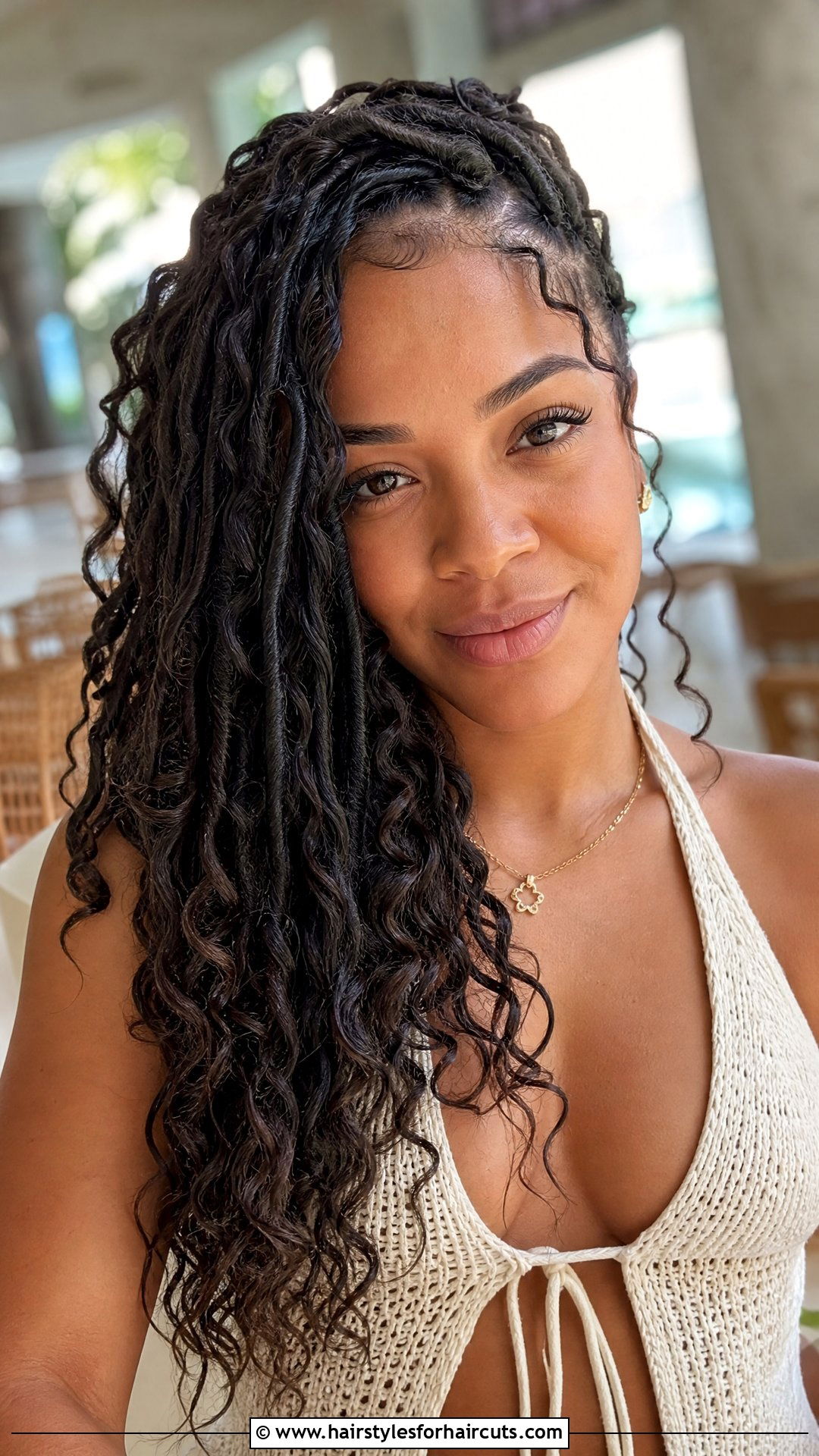 Wavy Butterfly Locs - 25 wet and wavy braiding hairstyles - 25 wet and wavy braiding hairstyles