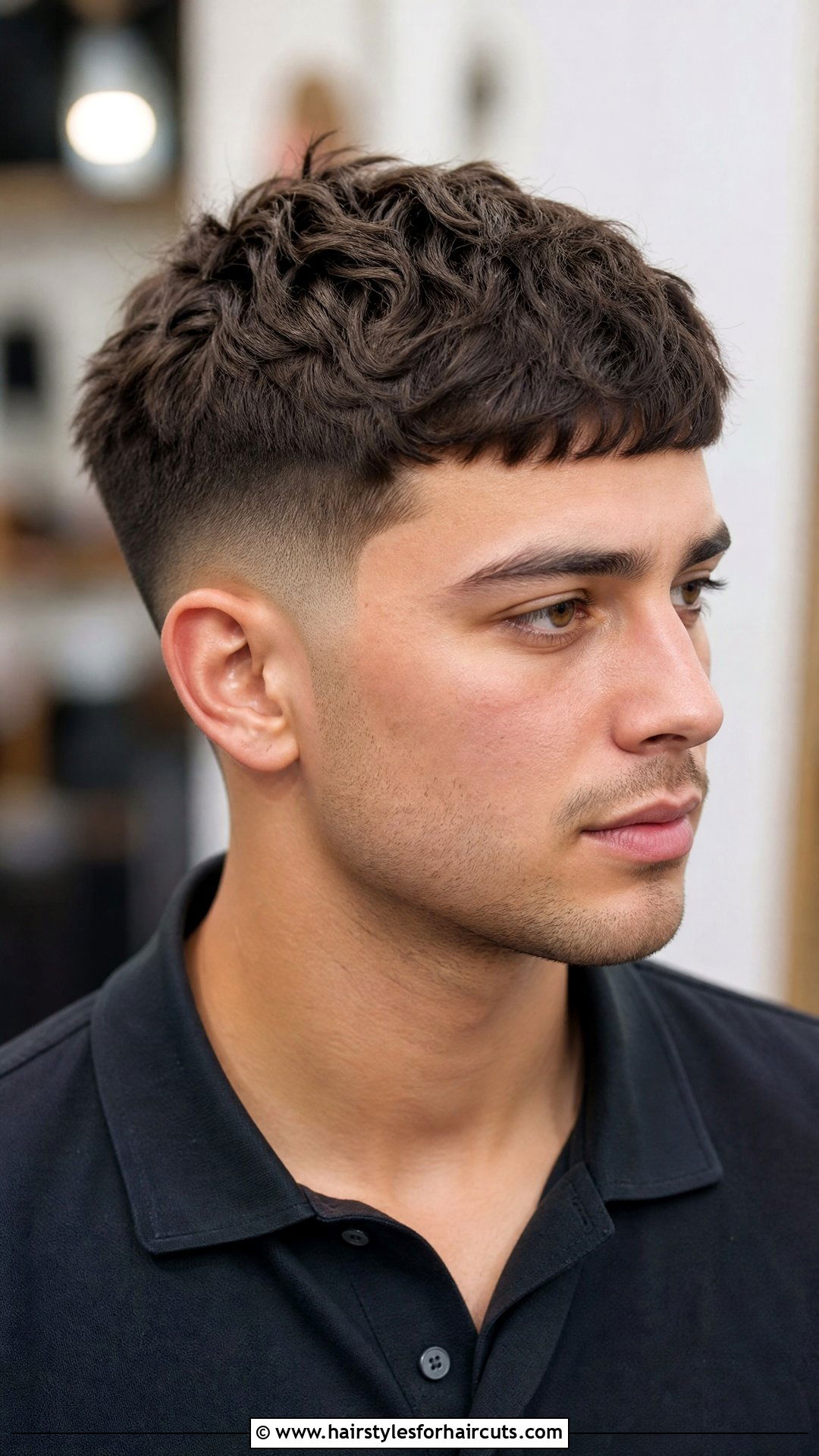 Wavy Caesar Cut With Low Fade - 25 wavy hair low fade haircuts - 25 wavy hair low fade haircuts