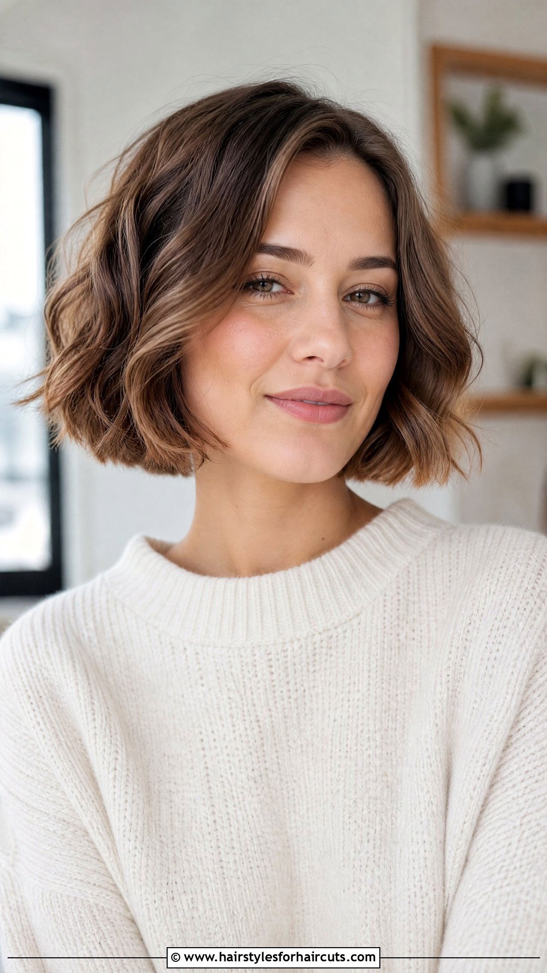 Wavy Chin Length Bob - 25 wavy hairstyles for short hair - 25 wavy hairstyles for short hair