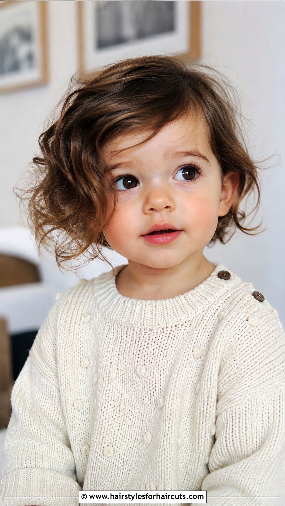 Wavy Curtain Bangs Baby Haircut - 25 wavy hair baby haircuts - 25 wavy hair baby haircuts