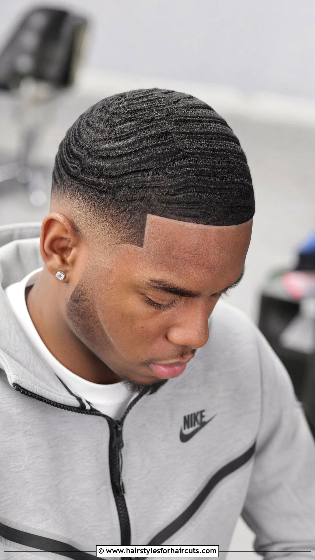 Wavy Fade With Edge Up - 25 edgers haircuts - 25 edgers haircuts