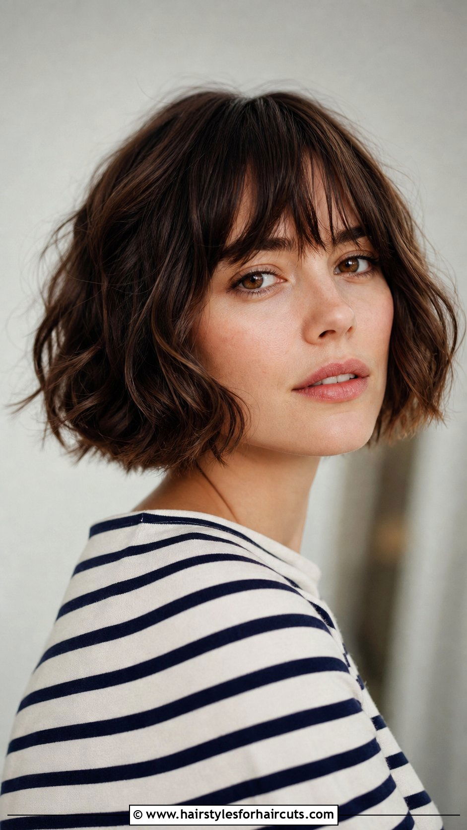 Wavy French Bob - 25 short body wave hairstyles - 25 short body wave hairstyles