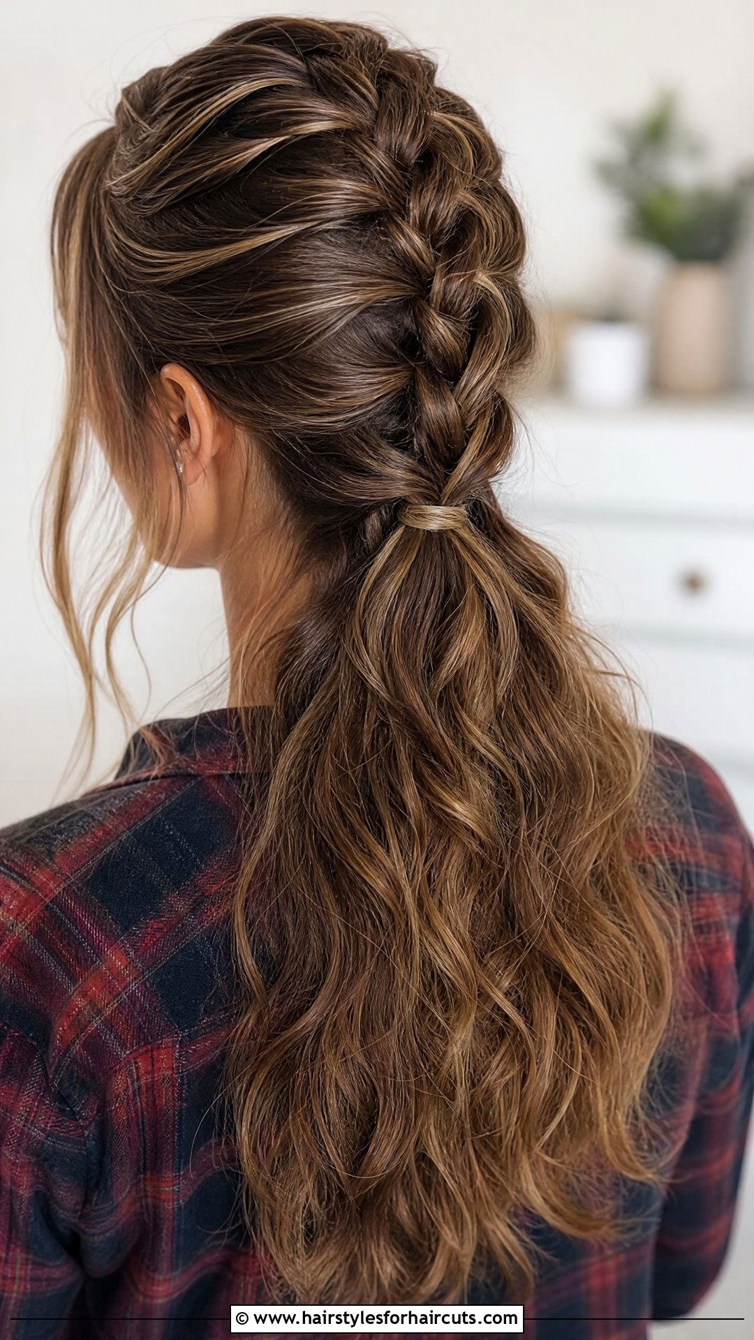 Wavy French Braid - 25 wavy frizzy hairstyles - 25 wavy frizzy hairstyles