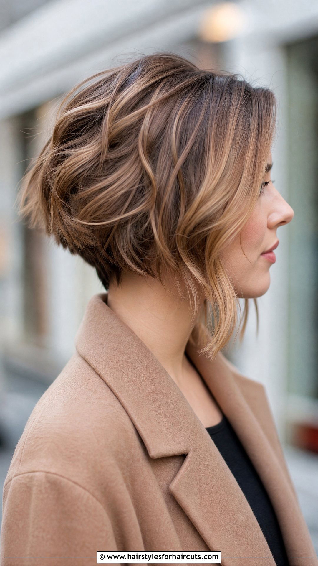 Wavy Inverted Bob Haircut - 25 women haircuts for wavy hair - 25 women haircuts for wavy hair