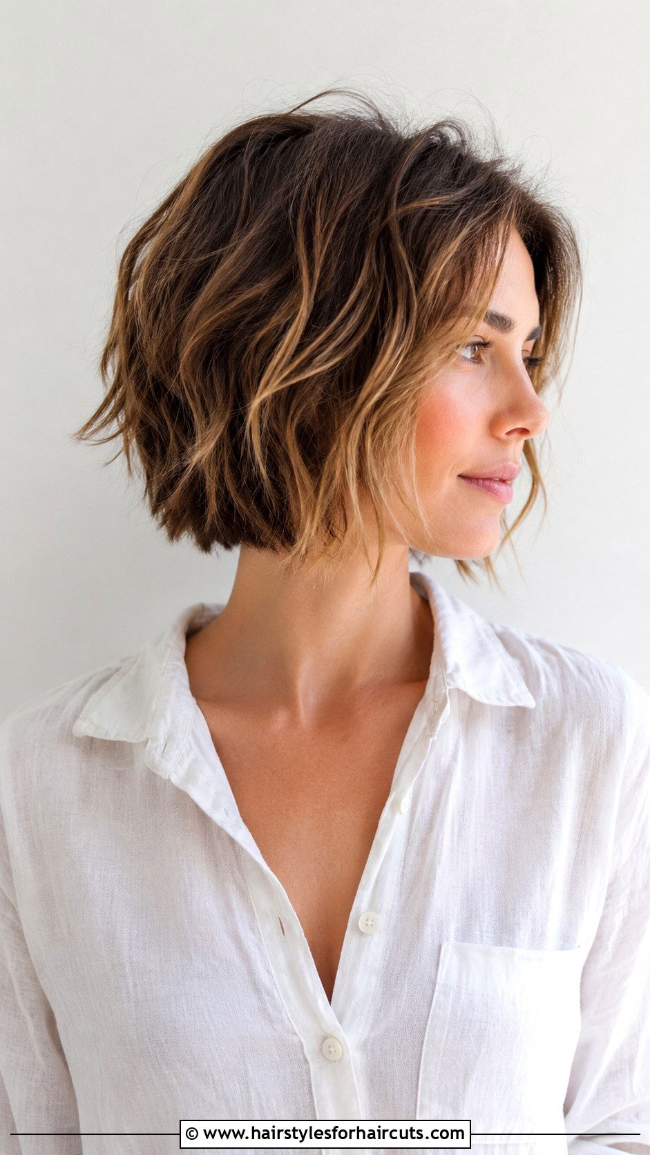 Wavy Layered Bob - 25 2a hairstyles - 25 2a hairstyles